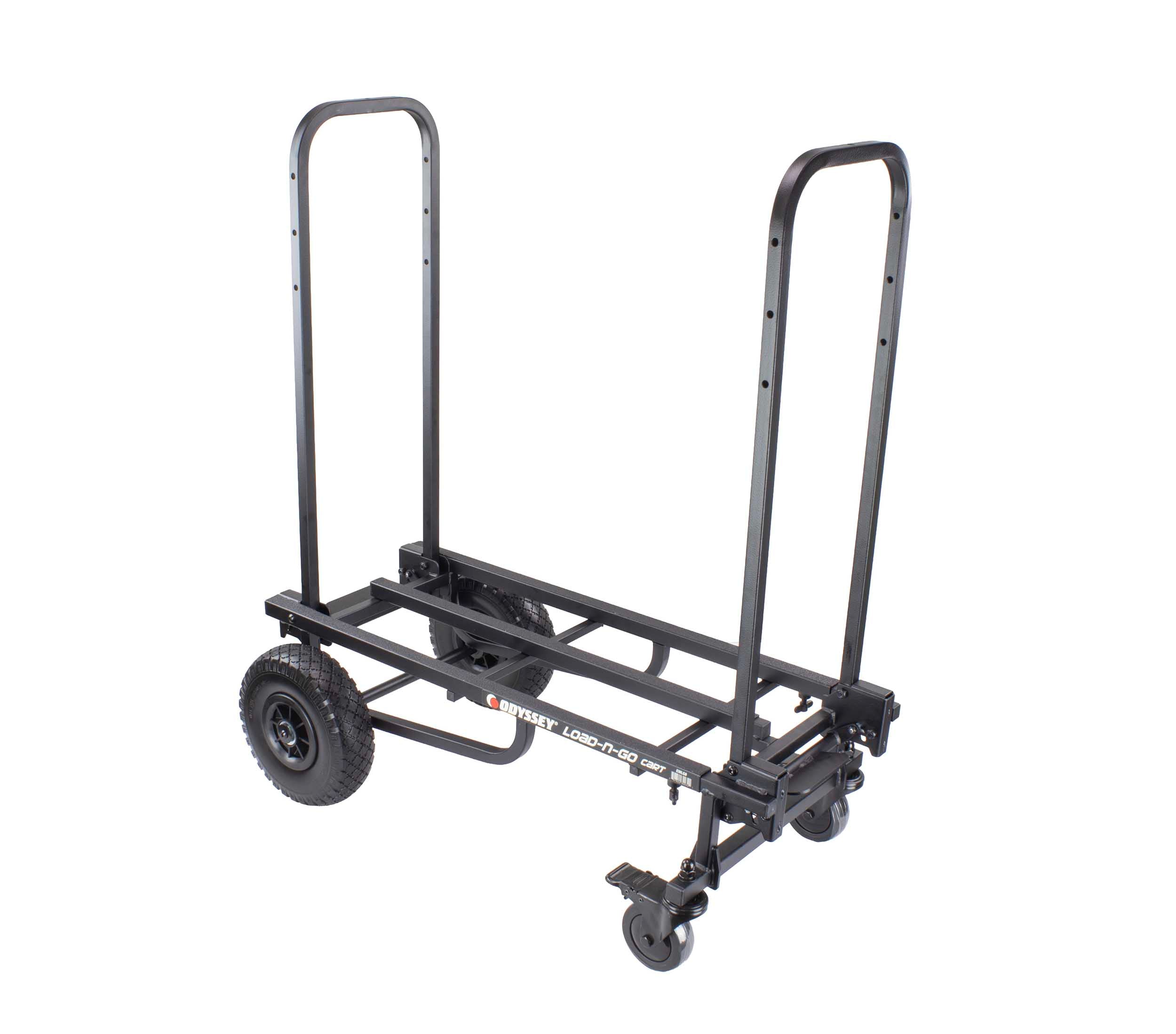 Odyssey EMLG8 Load-N-Go Pro 500 lbs Capacity Convertible Equipment Cart