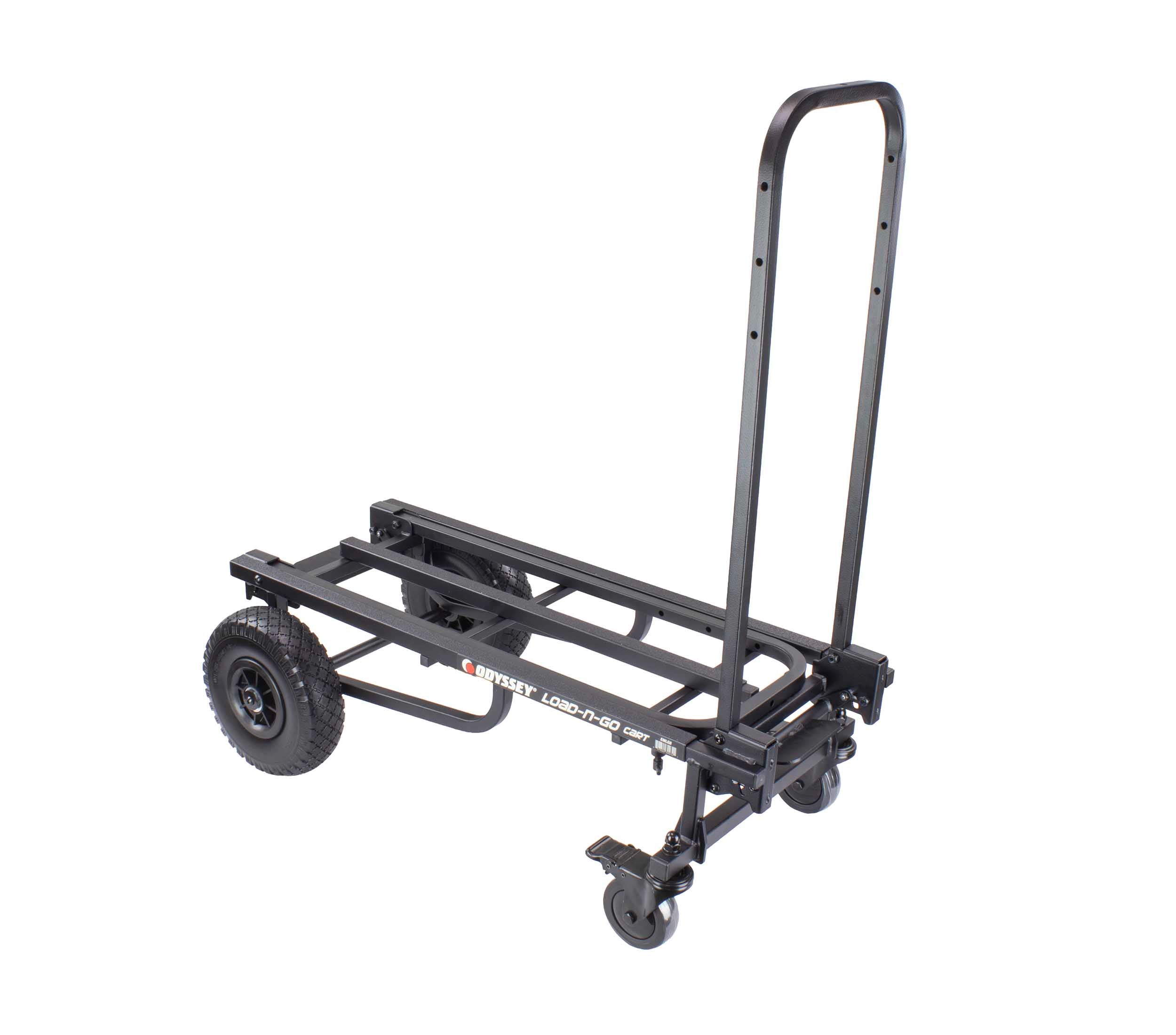 Odyssey EMLG8 Load-N-Go Pro 500 lbs Capacity Convertible Equipment Cart