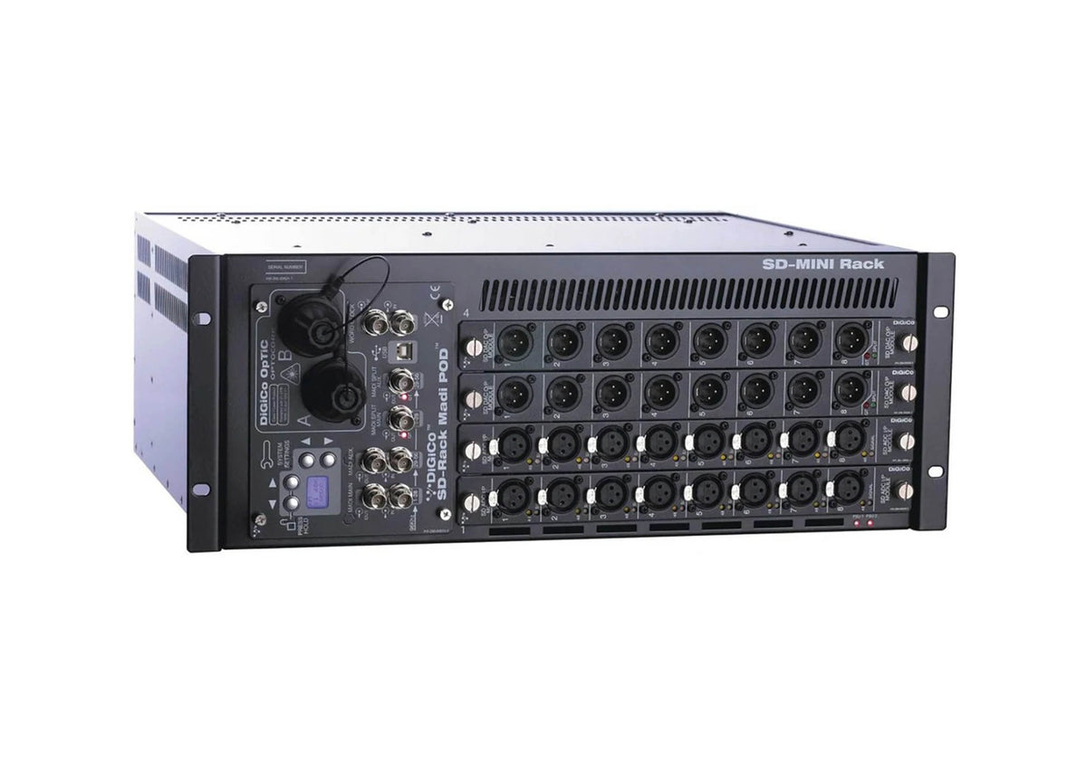 DiGiCo X-SDRM-SMST, SD-MiNi Rack Stage Box with Single-Mode ST Optocore