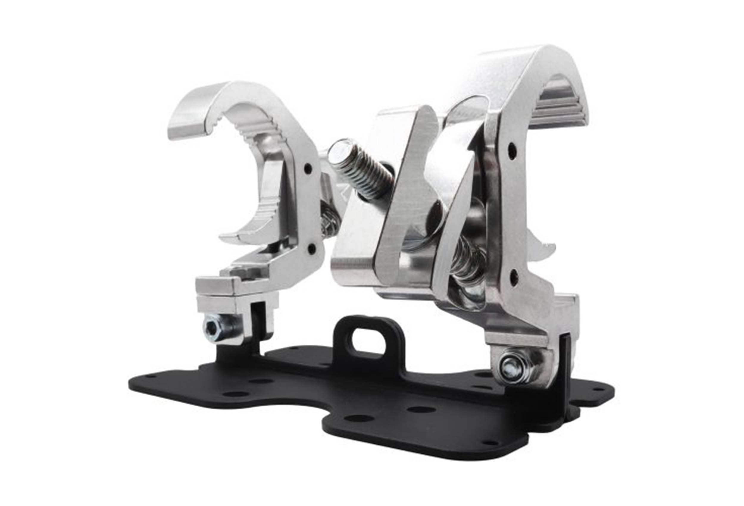 Odyssey LAC26FQLBP Dual Snap Dual Clamp with Mounting Plate for 2" Tube - 330 lbs