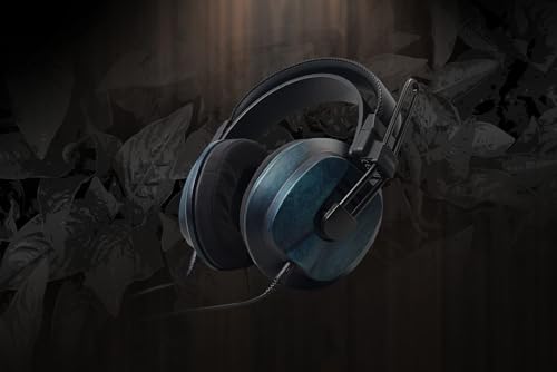 Fostex T60RPmk2ai RP Semi-Open Stereo Headphones with Awa Aizome Indigo Maple Housing by Fostex