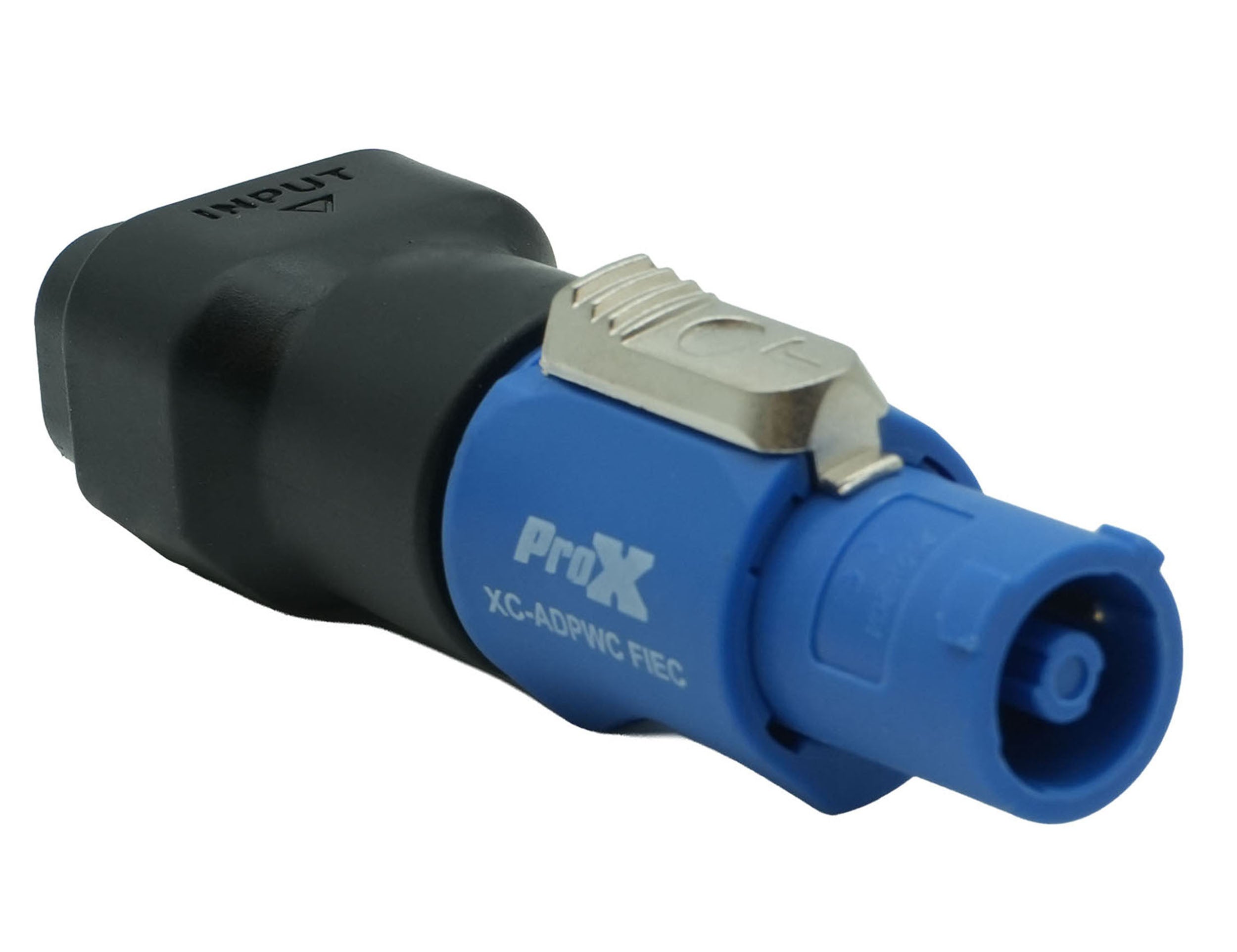 ProX XC-ADPWCFIEC IEC C14 Female to PowerCON Female Blue Locking Connector Power Coupler Adapter