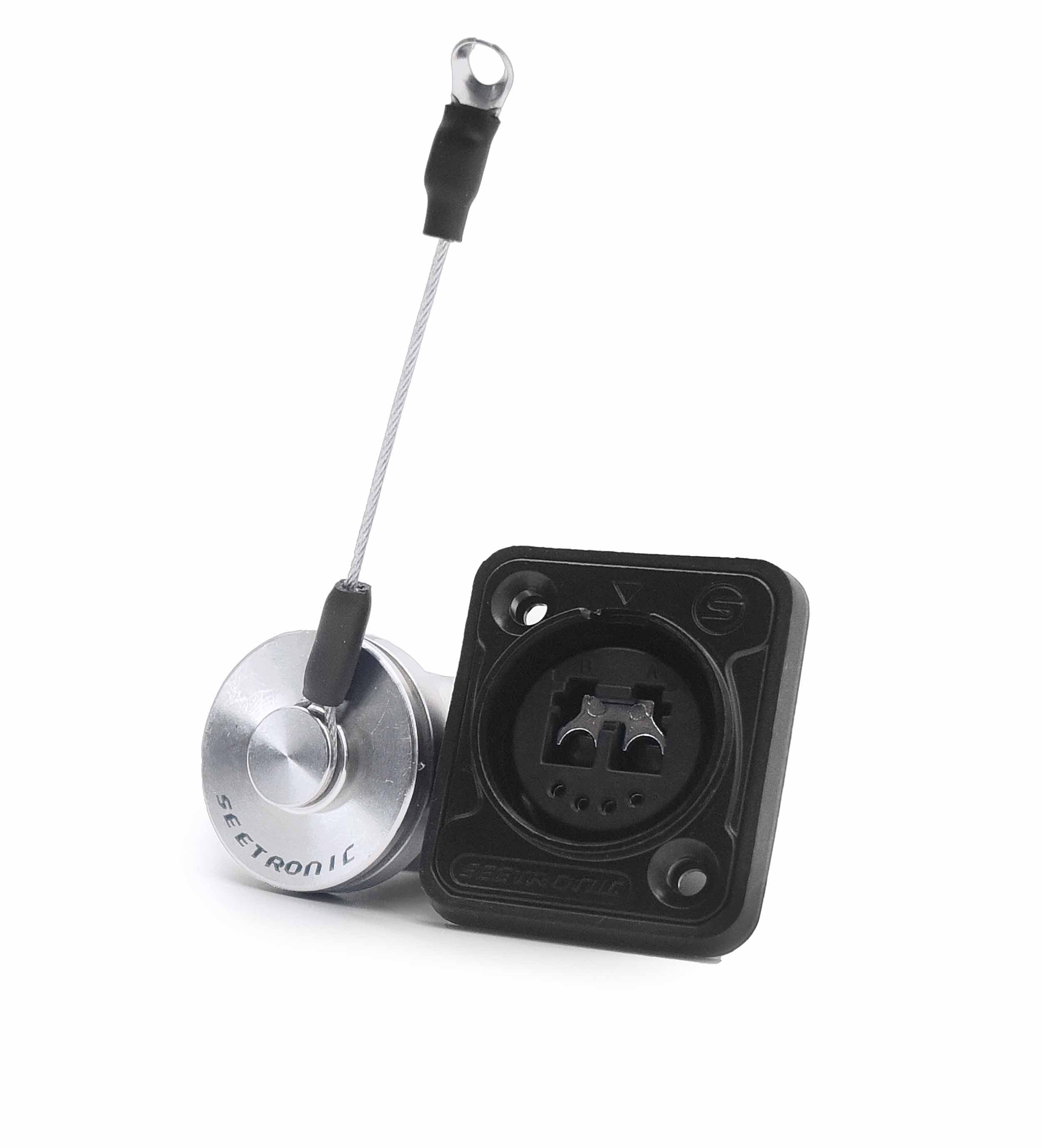 ProX XC-SO2DF Seetronic Dual-Channel Fiber Socket with Automatic Sealing Shutter IP65 Rated