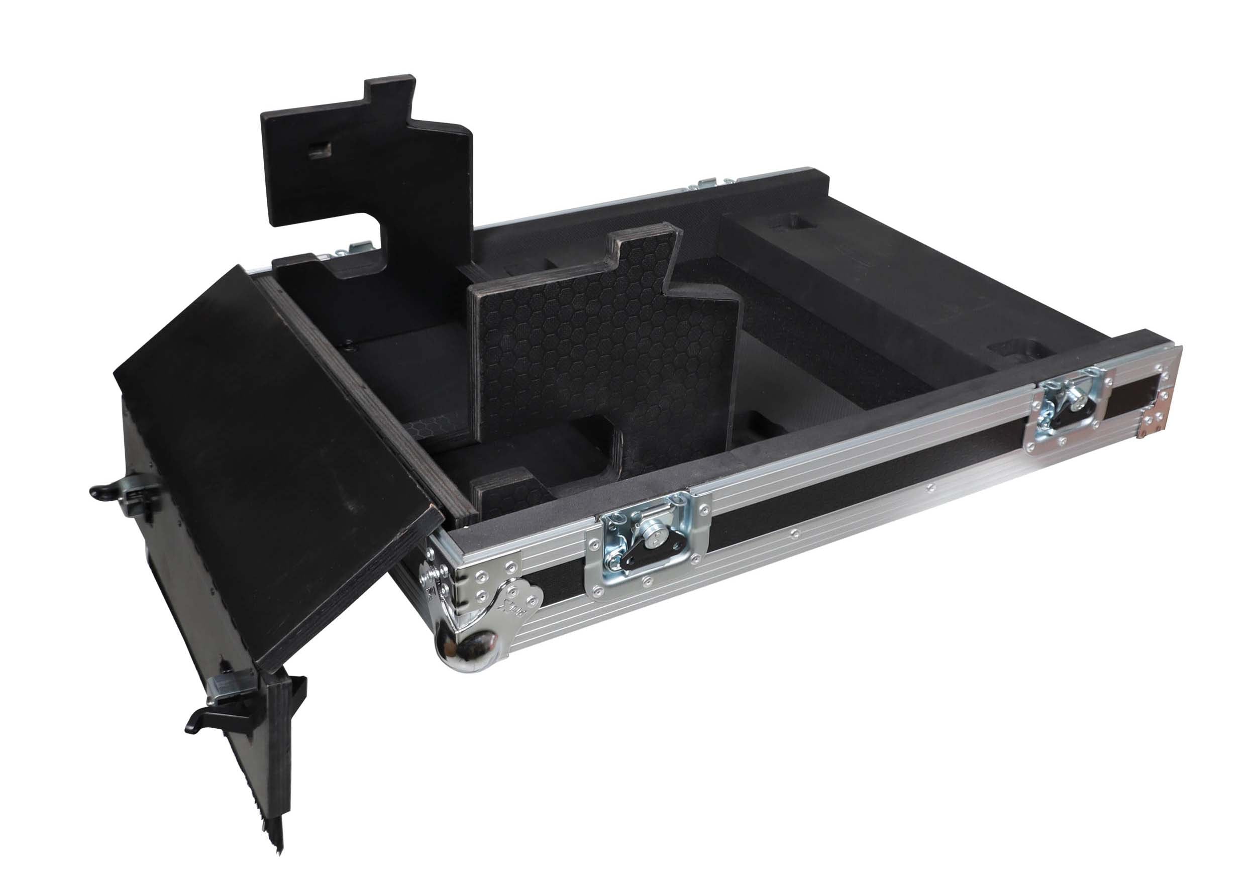 ProX XS-BWINGCOMPACTDHW ATA Flight Case for Behringer WING Compact Doghouse Compartment and Caster Wheels