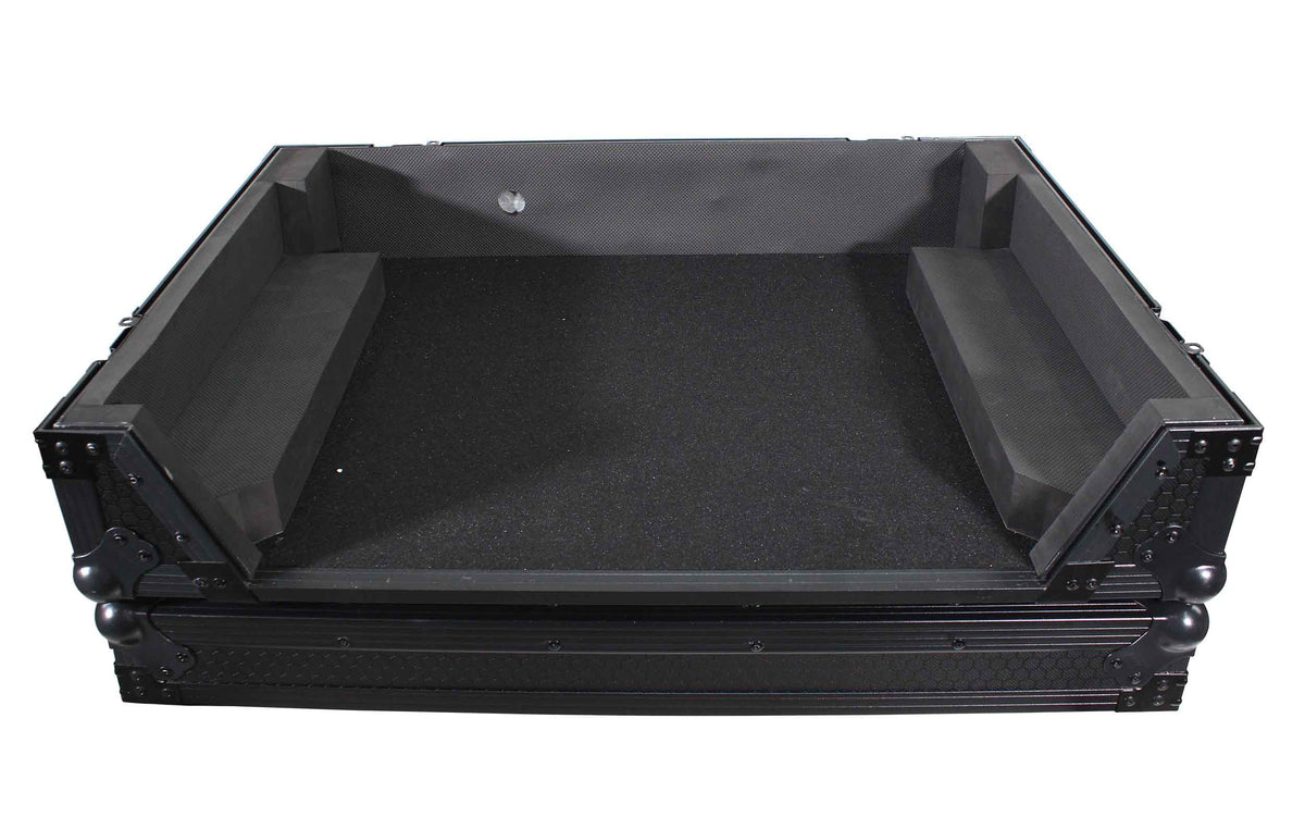 ProX XS-PRIME4MK2WBL ATA Flight Case with Wheels for Denon DJ PRIME 4 G2 PRIME 4 MK2 Controller 1U Rack Space, Black Finish