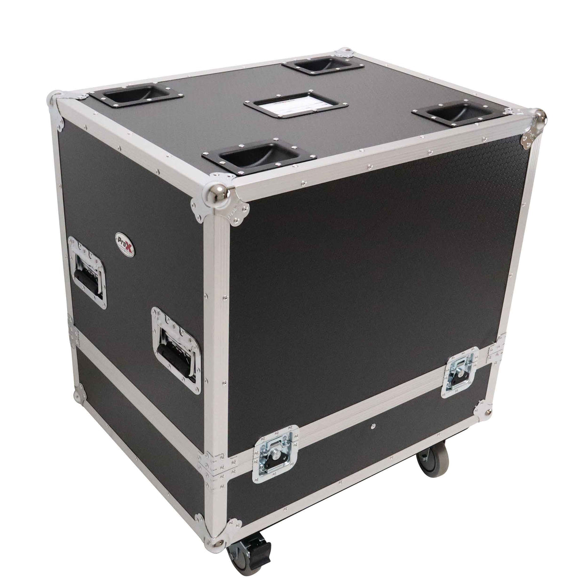 ProX XS-SP2X252013W Universal Dual Speaker Flight Case for 2x JBL EON ONE PA Systems, Fits Speakers