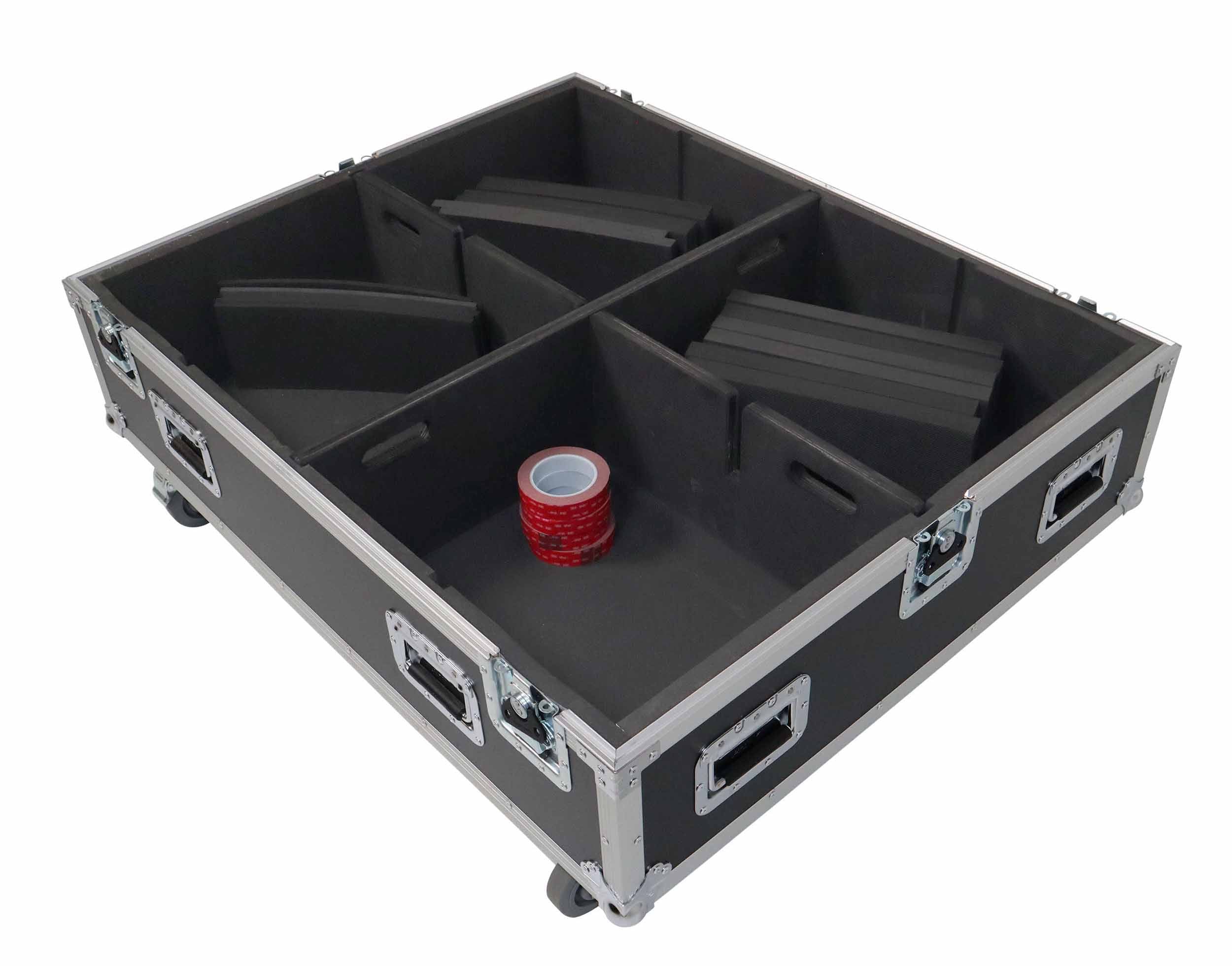 ProX XS-SP4X262015W Universal Dual Speaker Flight Case Fits (4)