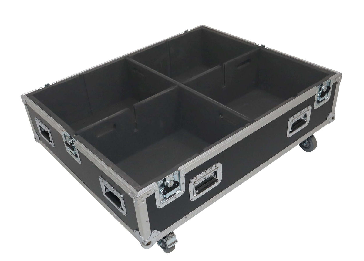 ProX XS-SP4X262015W Universal Dual Speaker Flight Case Fits (4)