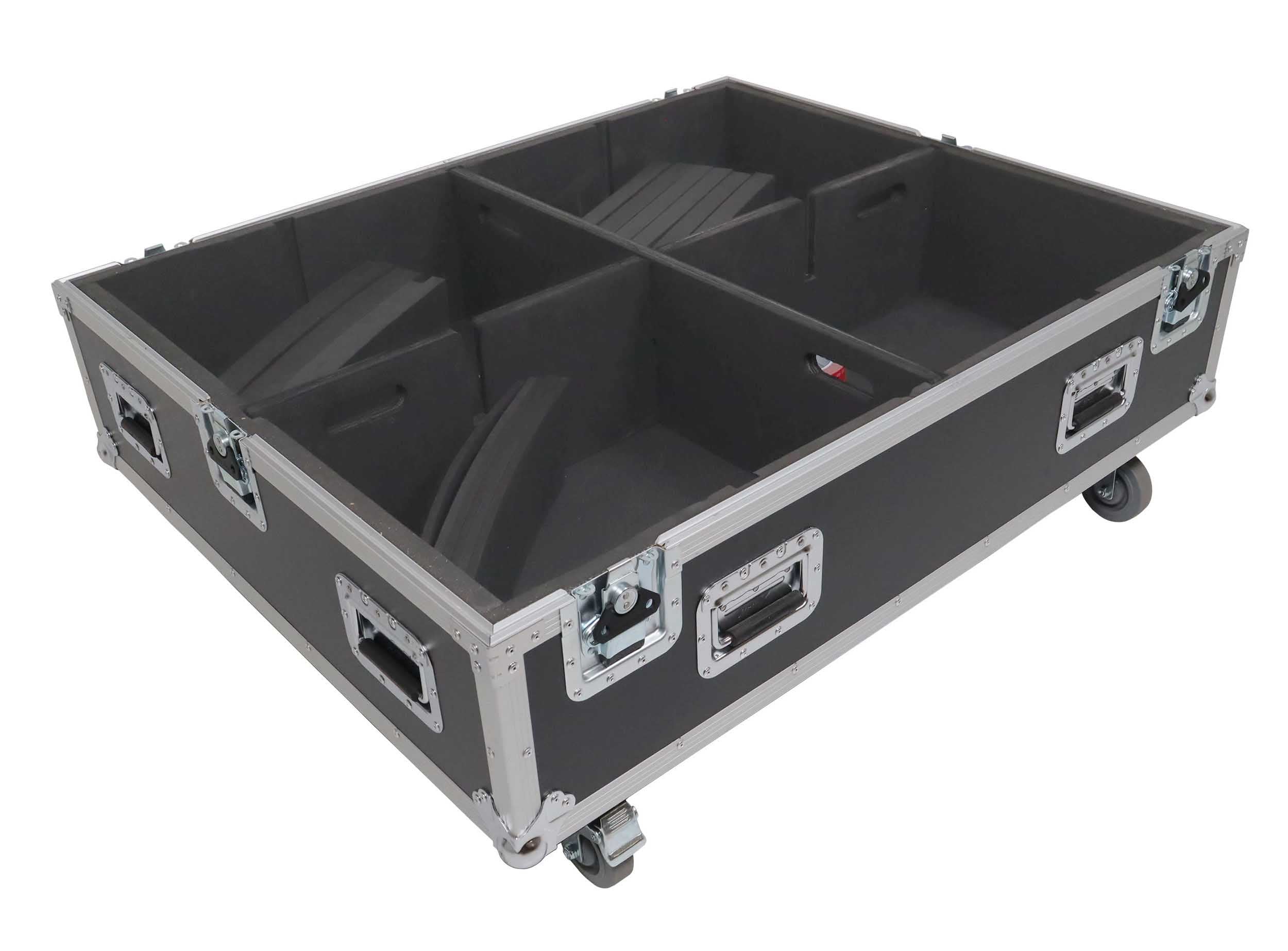 ProX XS-SP4X262015W Universal Dual Speaker Flight Case Fits (4)