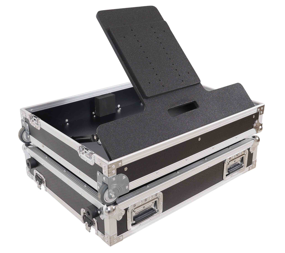 ProX XS-TV32FMW 32" LED Floor Monitor ATA Road Case with Adjustable Tilt and Low-Profile Wheels