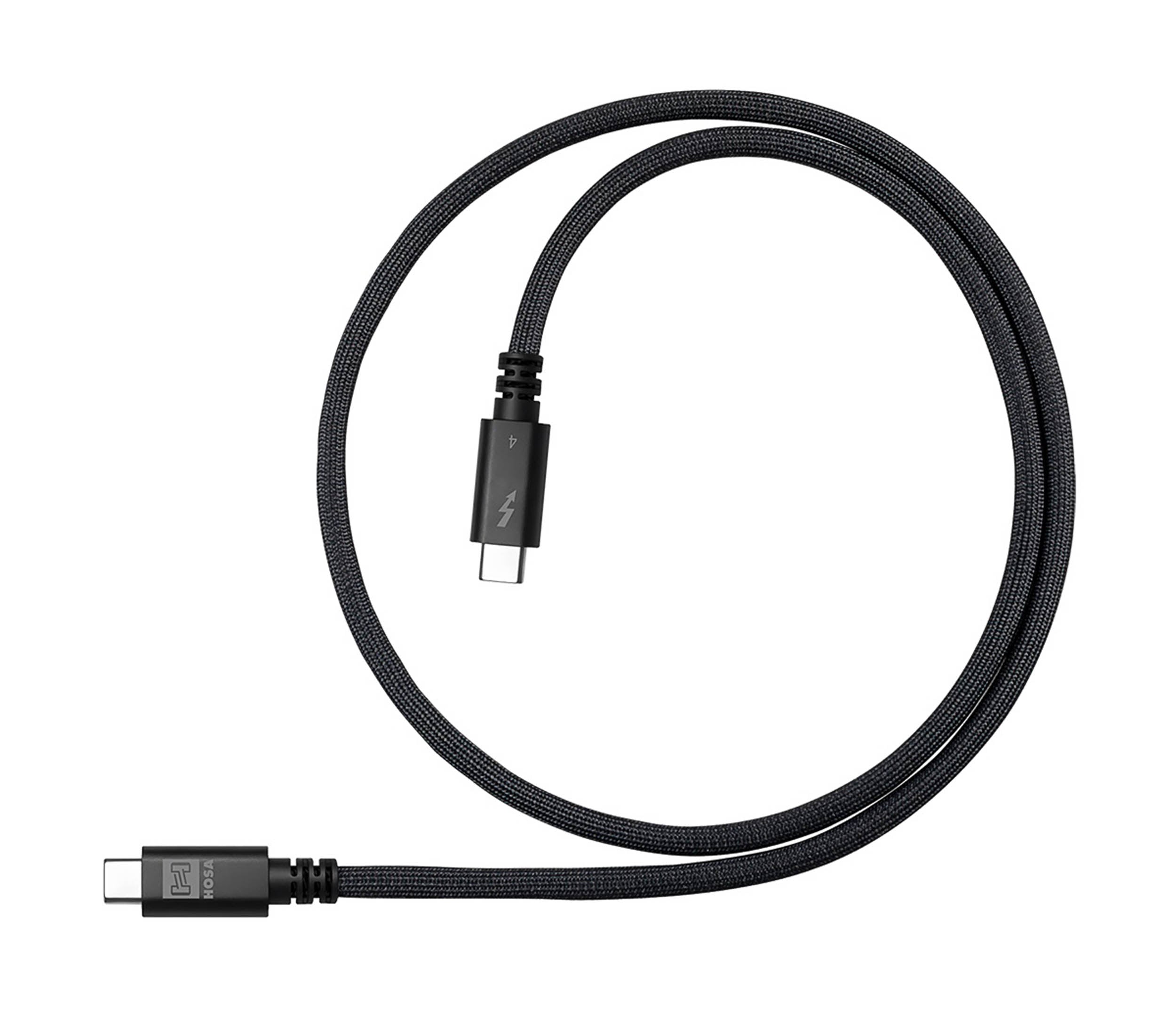 Hosa UTB-410 Performance Thunderbolt 4 Type-C to Type-C Cable