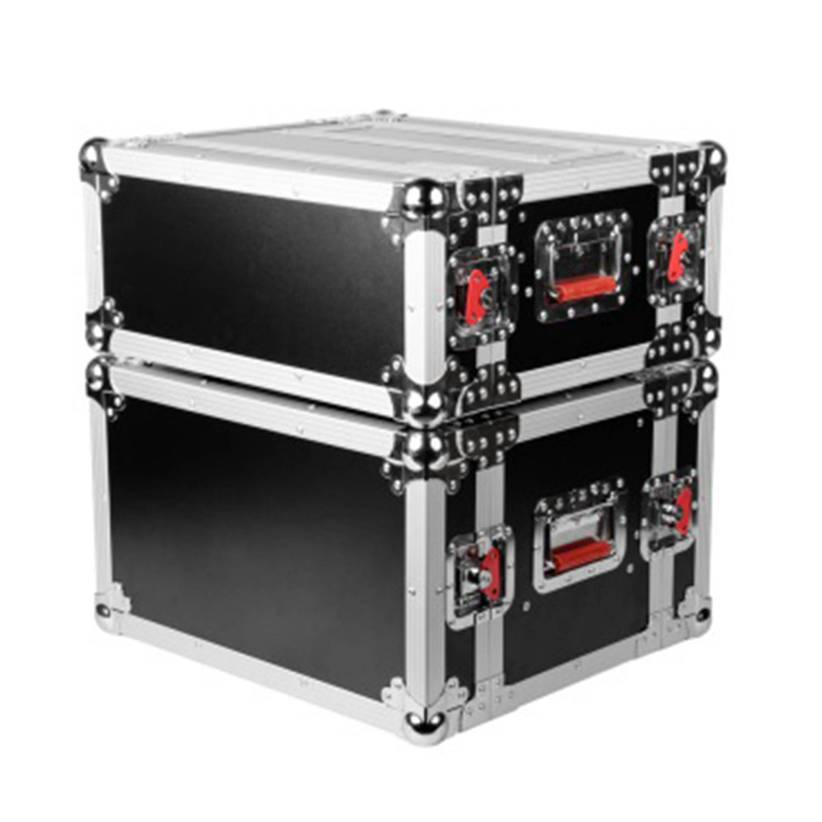 Gator GTOUR-2U-2UDR, ATA-Style 2U Rack Flight Case with 2U Storage Drawer