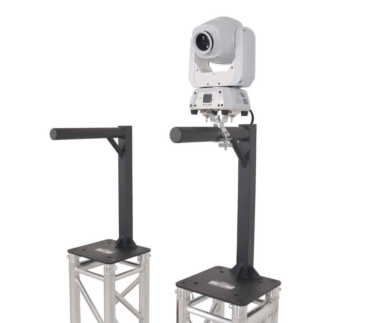 ProX XT-HEADMOUNT2416X2 BLK Set of 2 Inverted Lighting Mount Top Plates with 24 H and 16 L, 2 OD - Black
