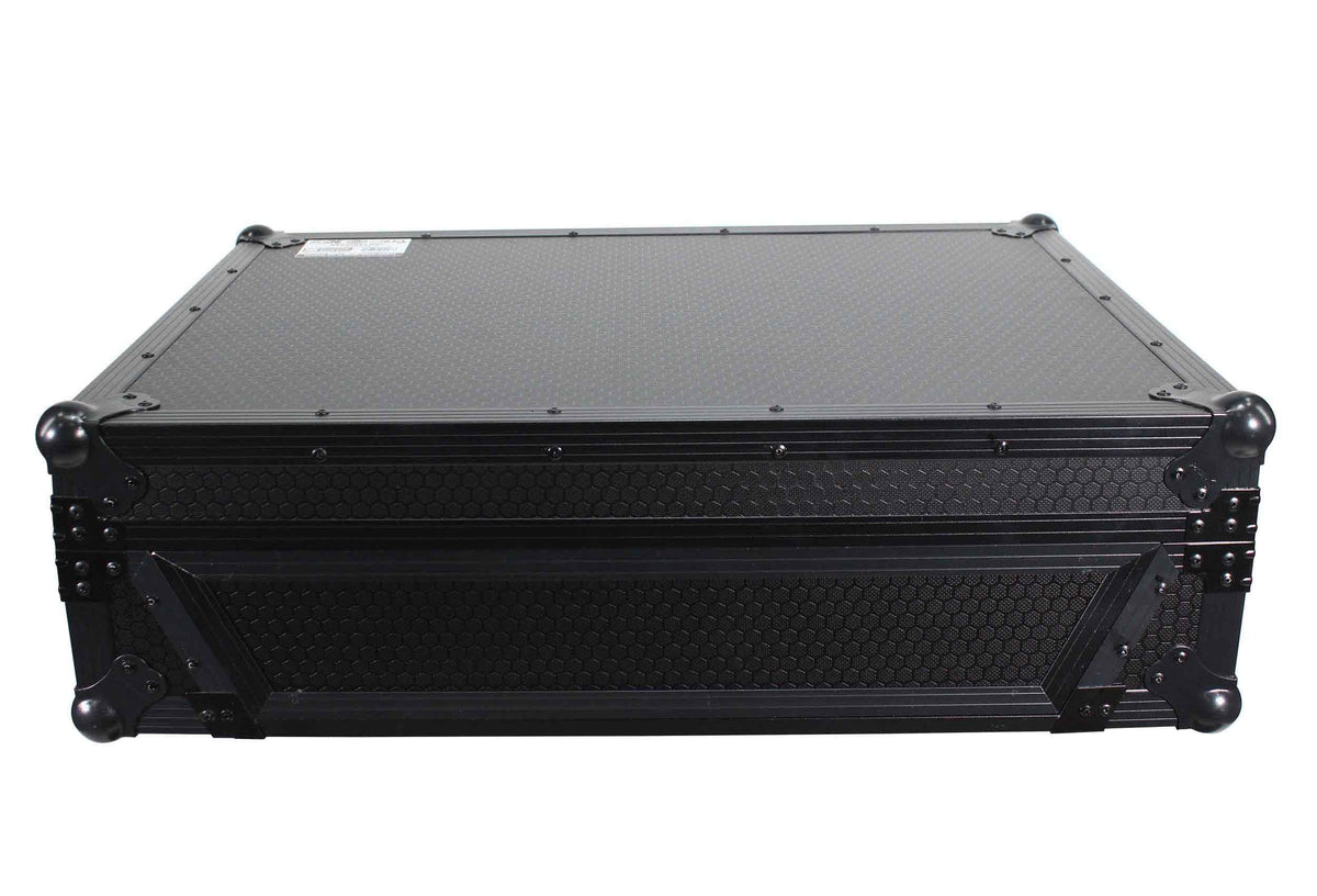 ProX XS-PRIME4MK2WBL ATA Flight Case with Wheels for Denon DJ PRIME 4 G2 PRIME 4 MK2 Controller 1U Rack Space, Black Finish