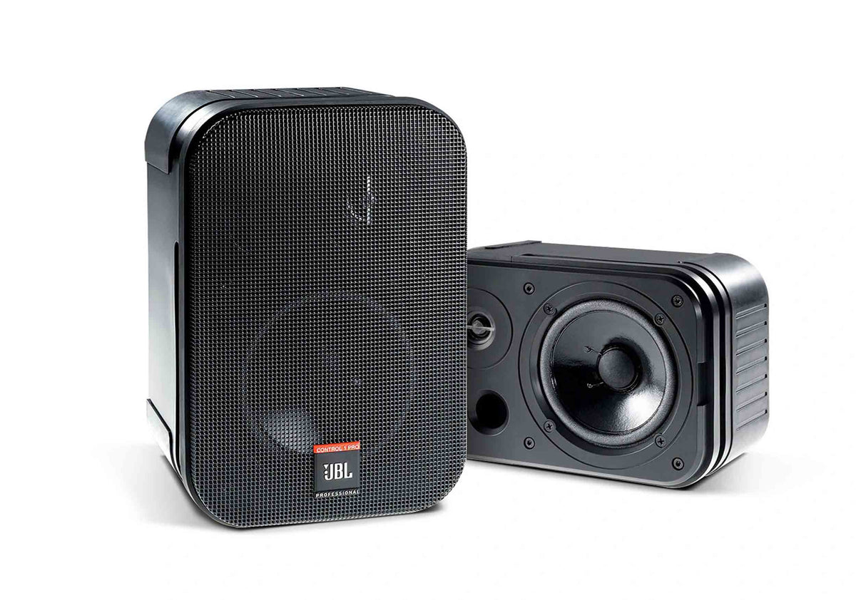 JBL C1PRO Two-Way Professional Compact Loudspeaker System in Black - Pair