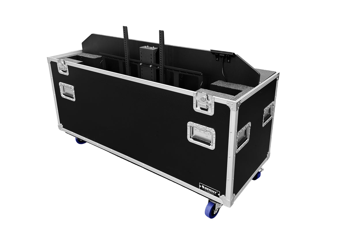Odyssey Professional FZFS 065W AC LIFT, Indoor Motorized TV Lift Case with Casters