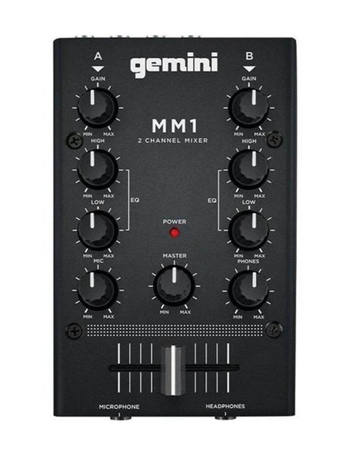 B-Stock: Gemini Sound MM1, 2-Channel Pocket-Sized DJ Mixer