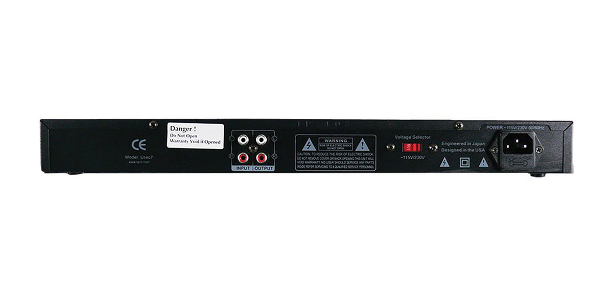B-Stock: Technical Pro UREC7 Rack-Mountable USB/SD Recording Deck - Black