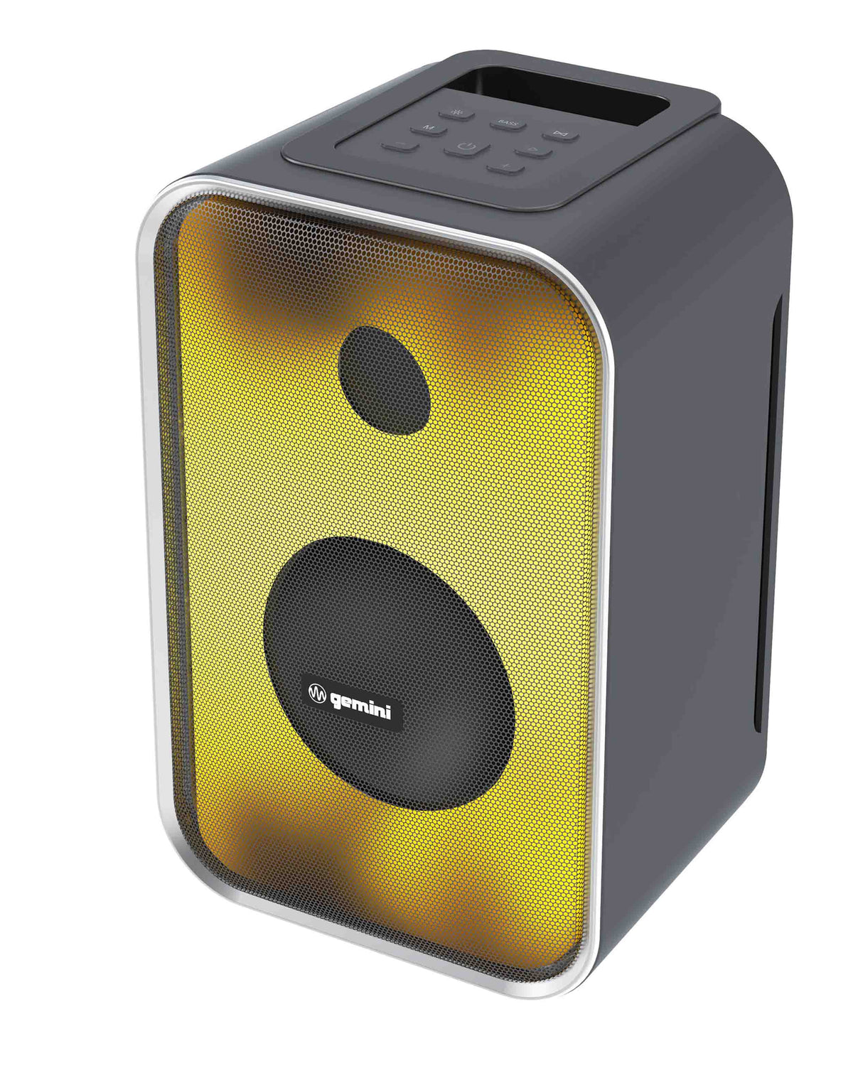 Gemini Sound GNV-60 Portable LED Party Speaker, 5.25" Woofer, 6-Hour Battery