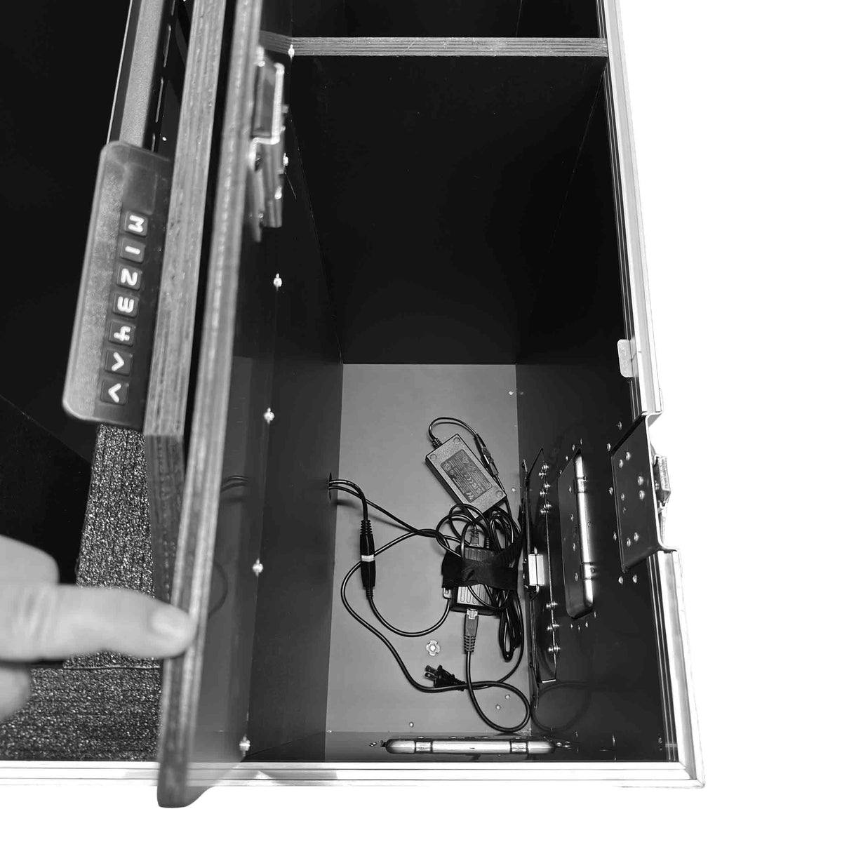 Odyssey FZFS-075W-AC-LIFT Professional Motorized TV Lift Case for 75" Flat Screen TVs