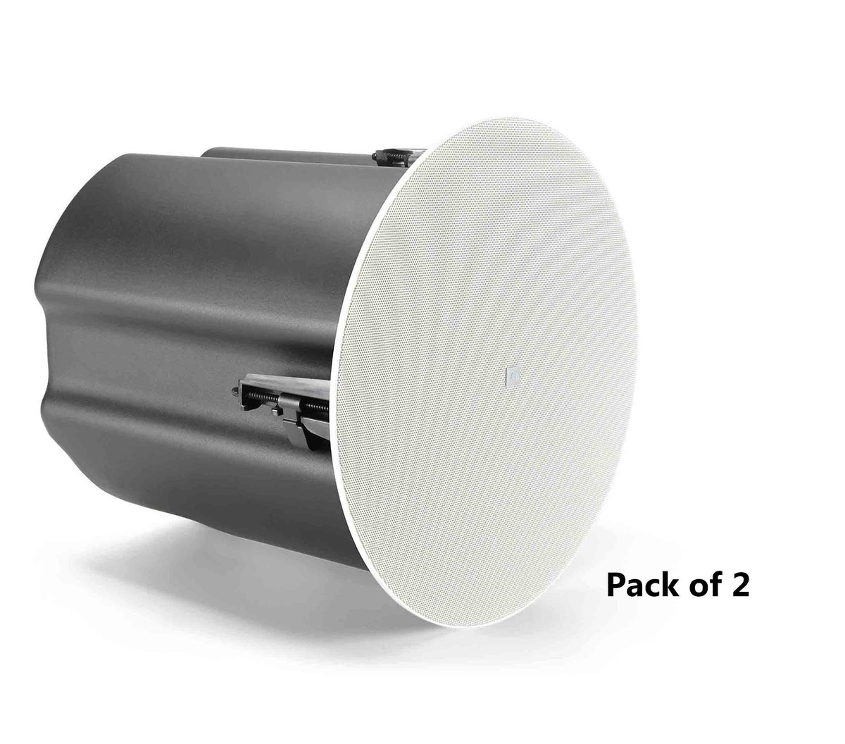 JBL Control 447HC 6.5-Inch Two-Way Coaxial Ceiling Loudspeaker RBI 85° Focused Coverage with 70V/100V and 8Ω - 2 Packs
