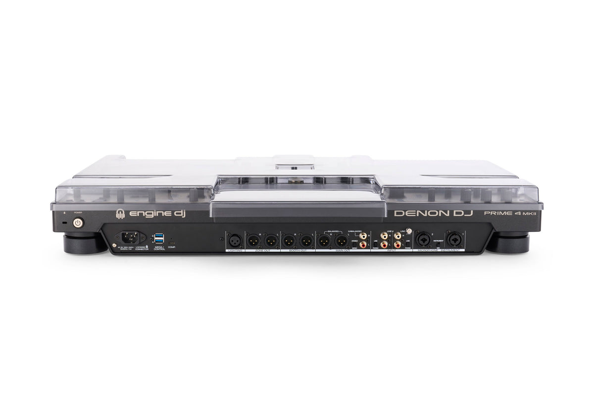 Decksaver DS-PC-PRIME4G2 Protective Cover for Denon DJ Prime 4 G2 with Cable Cutouts