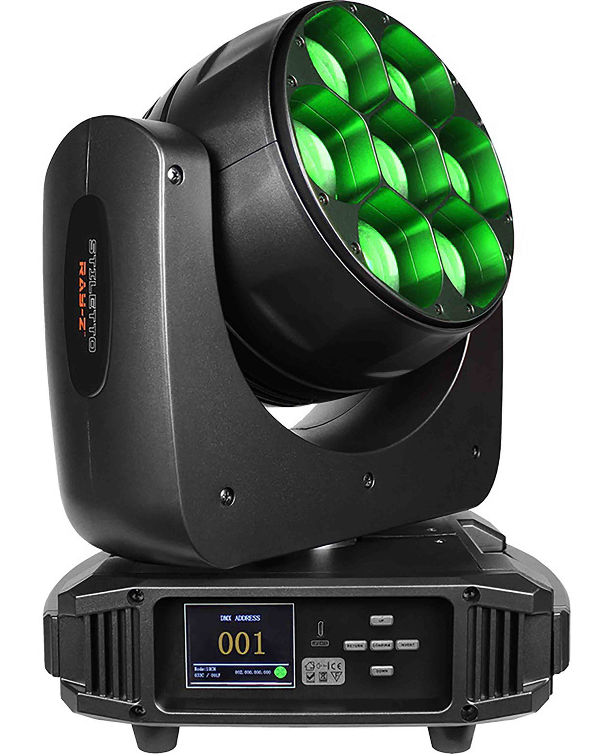 Blizzard Lighting Stiletto Ray-Z 7x40W OSRAM Ostar 4-in-1 RGBW Moving Head