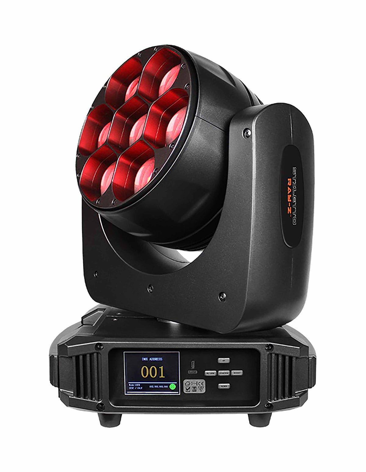 Blizzard Lighting Stiletto Ray-Z 7x40W OSRAM Ostar 4-in-1 RGBW Moving Head