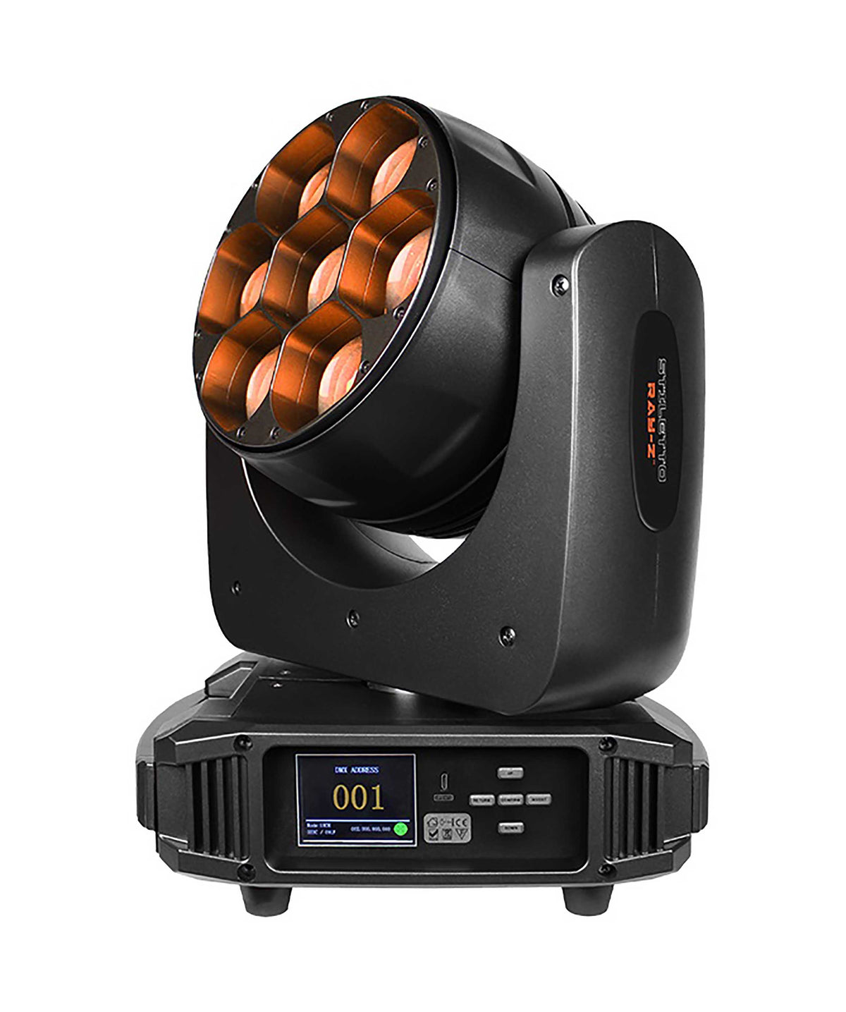 Blizzard Lighting Stiletto Ray-Z 7x40W OSRAM Ostar 4-in-1 RGBW Moving Head