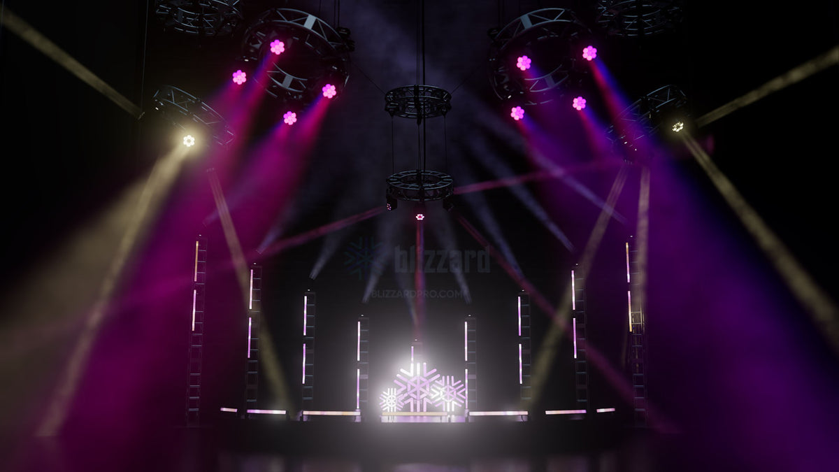 Blizzard Lighting Stiletto Ray-Z 7x40W OSRAM Ostar 4-in-1 RGBW Moving Head