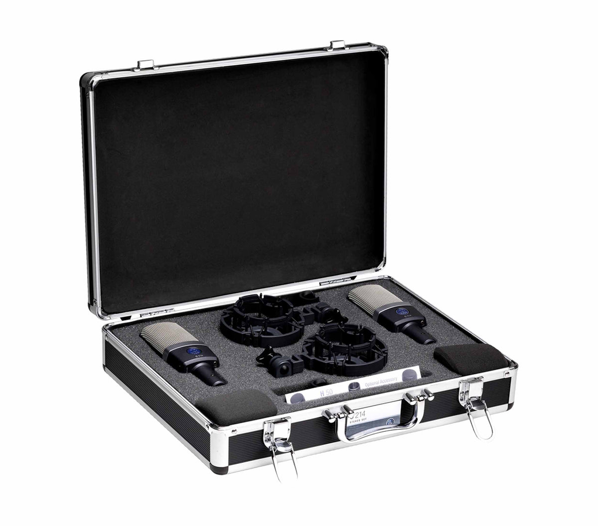 AKG C214 Matched Pair Large Diaphragm Condenser Microphones