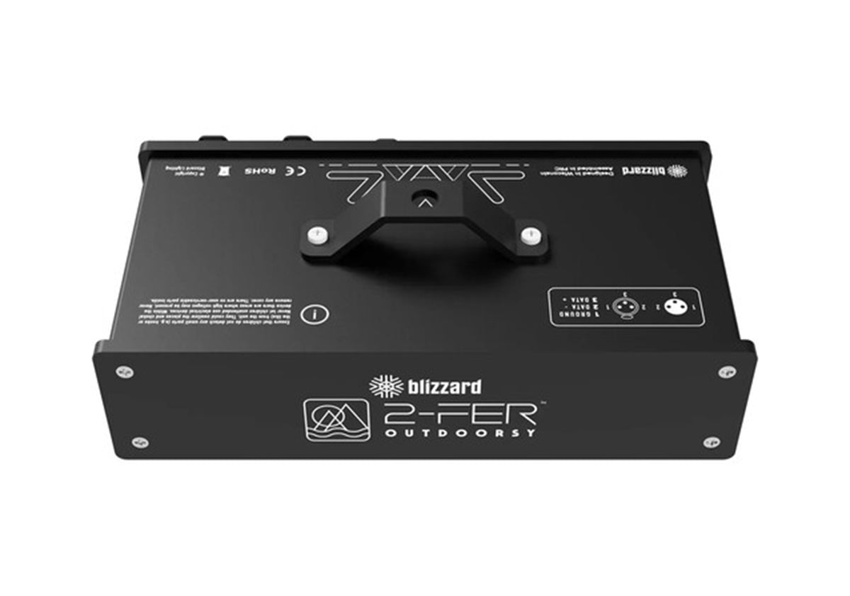 Blizzard Lighting 2-Fer Outdoorsy 3-Pin, IP65 DMX & Power Splitter with XLR and powerCON TRUE1