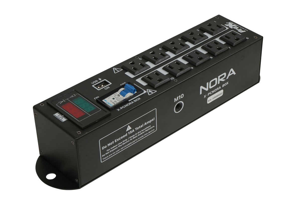 B-Stock: ProX X-PCNORA Box, 10 Way Power Distribution Compact Box for Powerkon to Edison