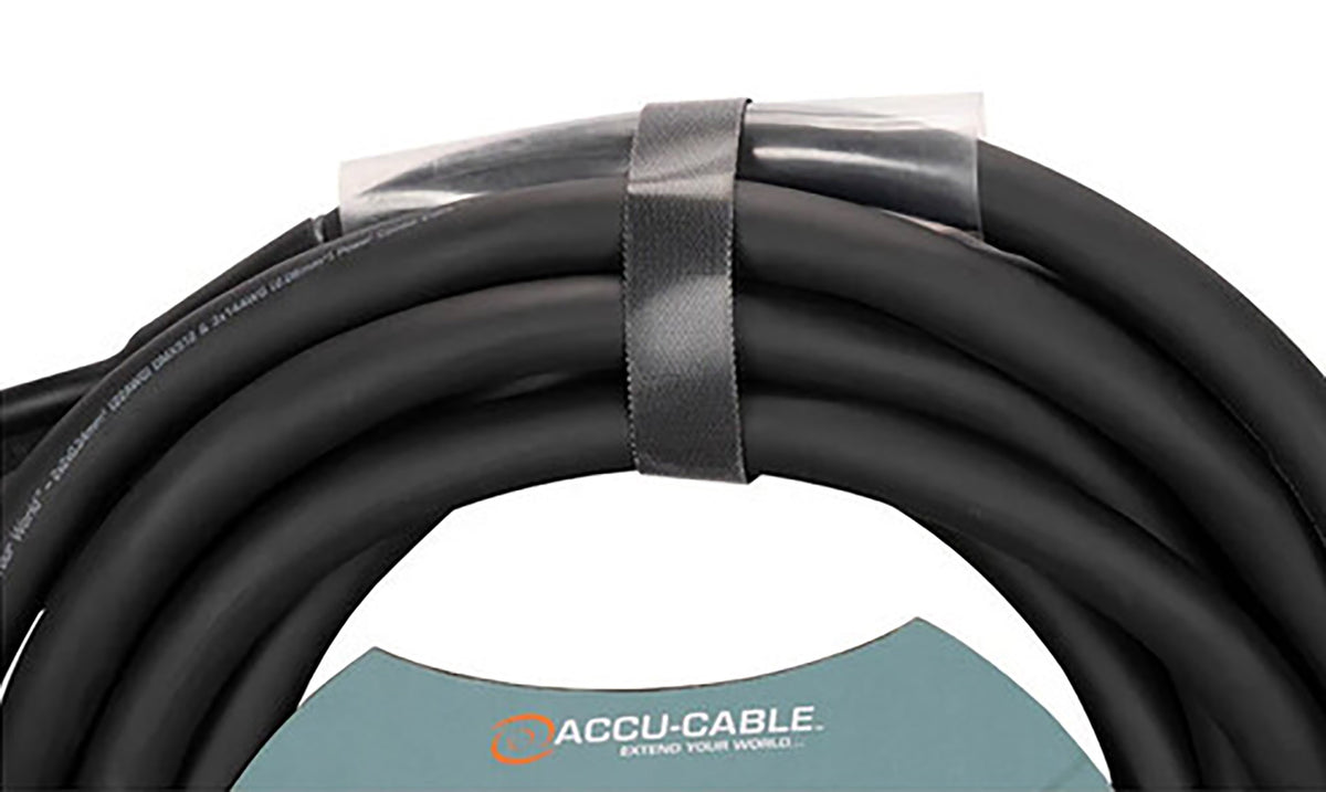 Accu-Cable SPD255 5-Pin DMX Combo Cable with IP65 Power Rating - 25 ft