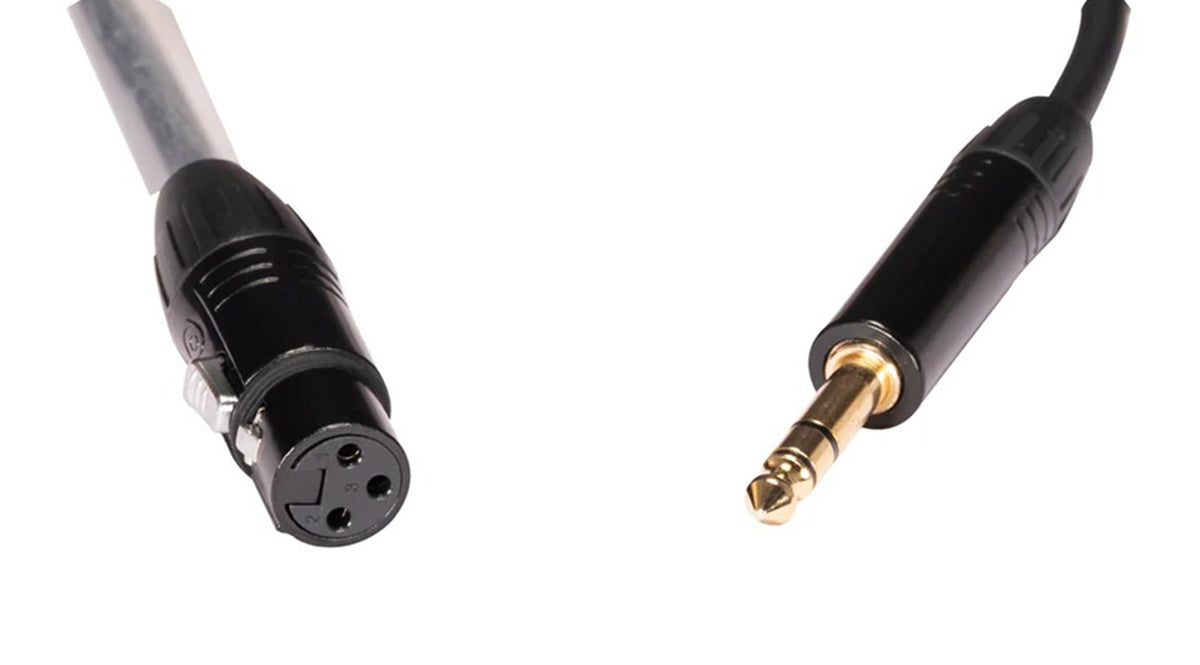 Accu-Cable ADPQXL-F TRS to XLR Female Audio Adapter Cable - 1ft