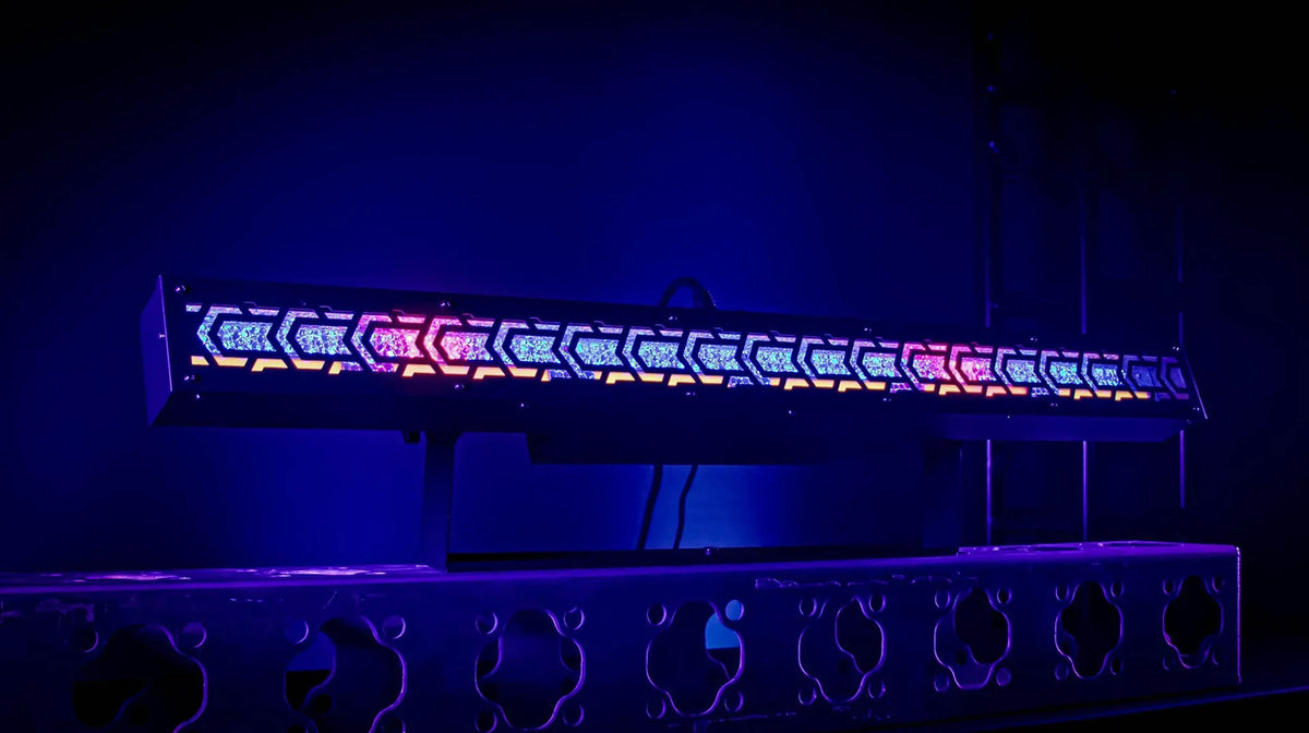 Blizzard Lighting Lux Reactor LED Bar with Strobe and RGB Aura Effects - 3.3'