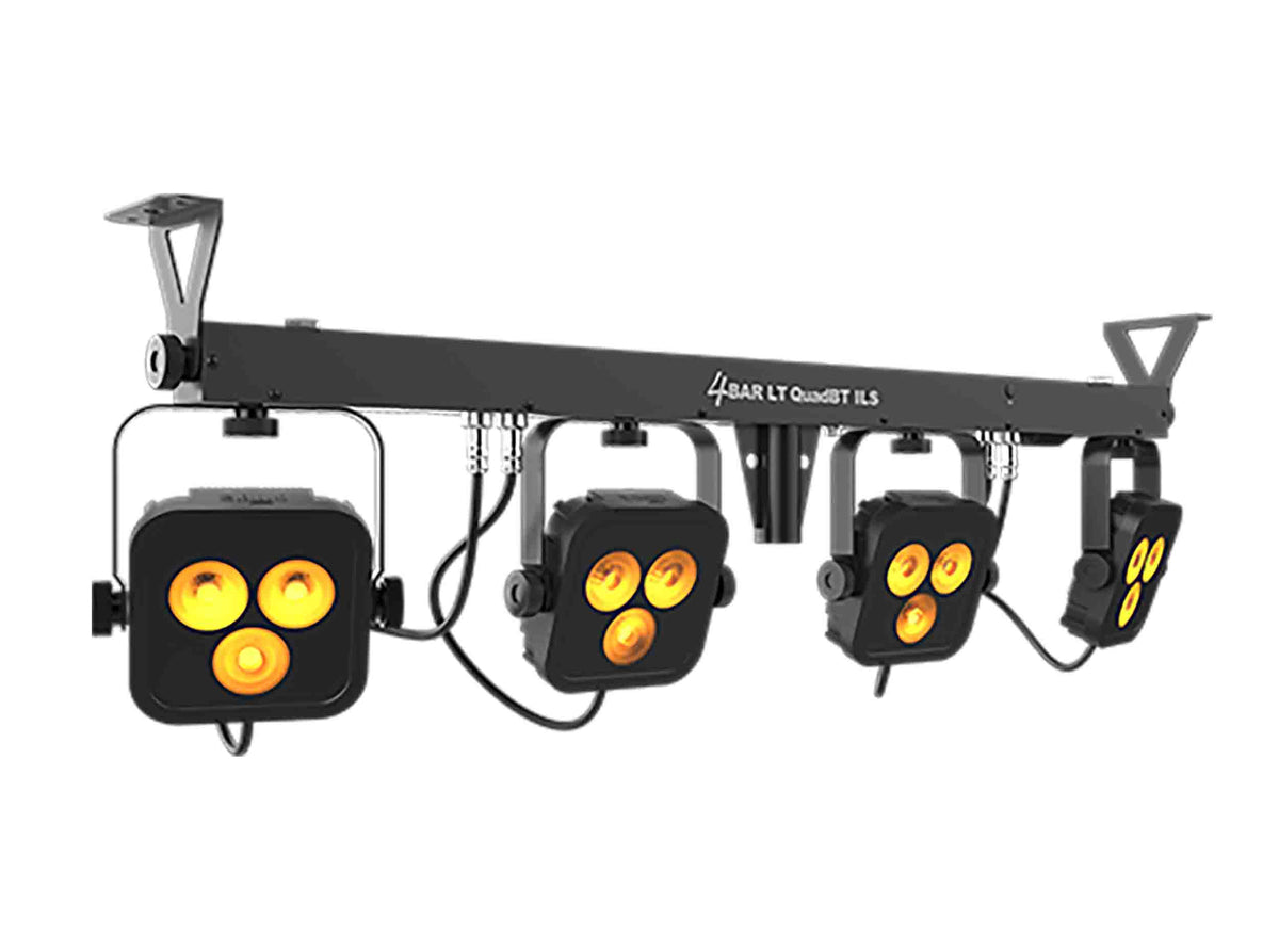 B-Stock: Chauvet DJ 4BAR LT QuadBT ILS Pack and Go Wash Lighting Systems with ILS