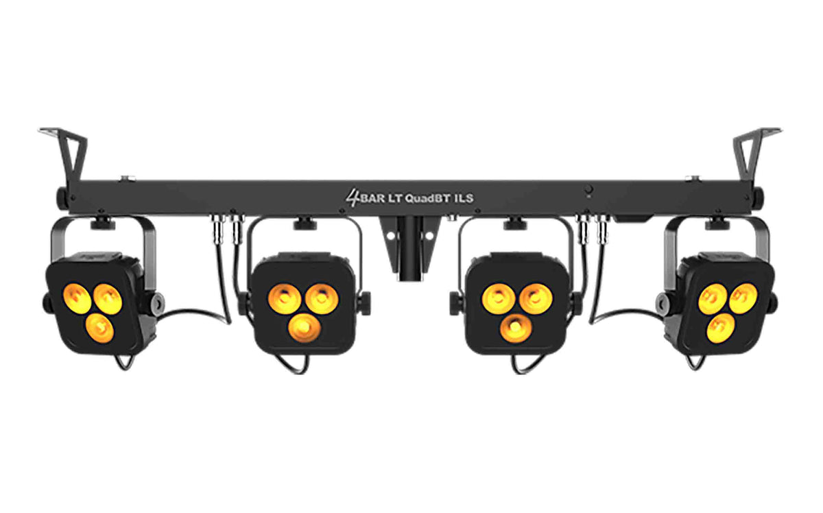 B-Stock: Chauvet DJ 4BAR LT QuadBT ILS Pack and Go Wash Lighting Systems with ILS