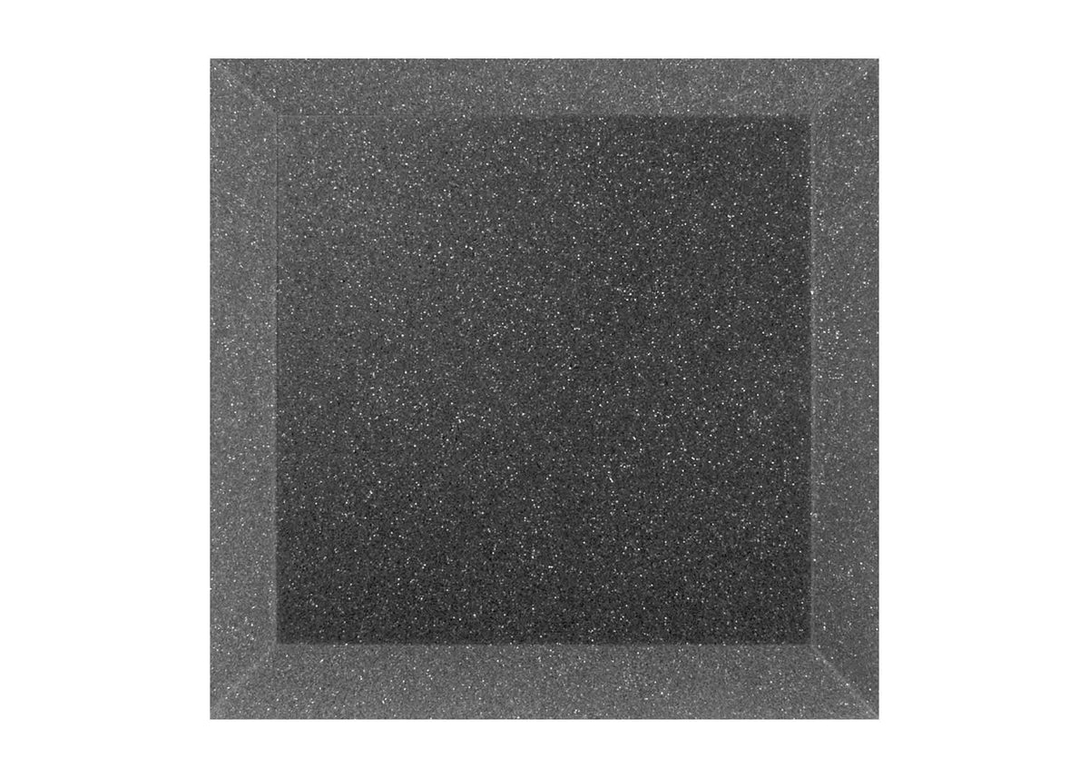 Ultimate Support WPB-12_24 Beveled Acoustic Foam Panels in Charcoal - 24 Pack