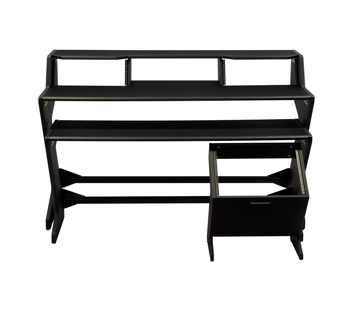 Ultimate Support Nucleus-Z Navigator Studio Workstation with 16 Rack Spaces - 64.5-Inch