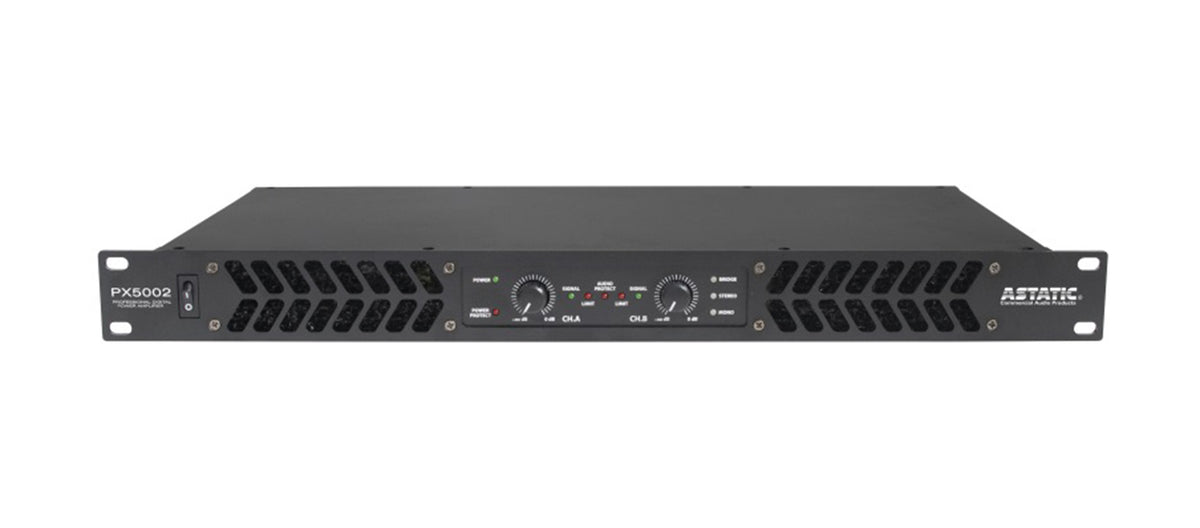 CADAudio PX5002, Astatic 2-Channel Class D Power Amplifier 2 x 500W with Bridge Mode