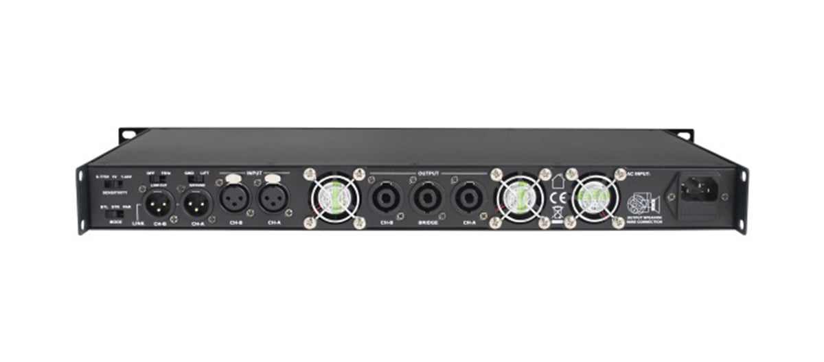 CADAudio PX5002, Astatic 2-Channel Class D Power Amplifier 2 x 500W with Bridge Mode