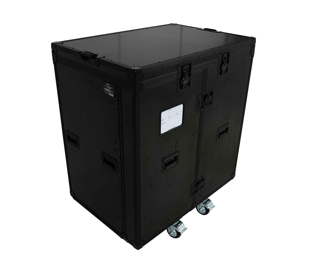 ProX XS-6DMIC25WBL-TYTAN ATA Mic Stand Case with 6 Utility Drawers - Holds 25 Mic Stands - All-Black