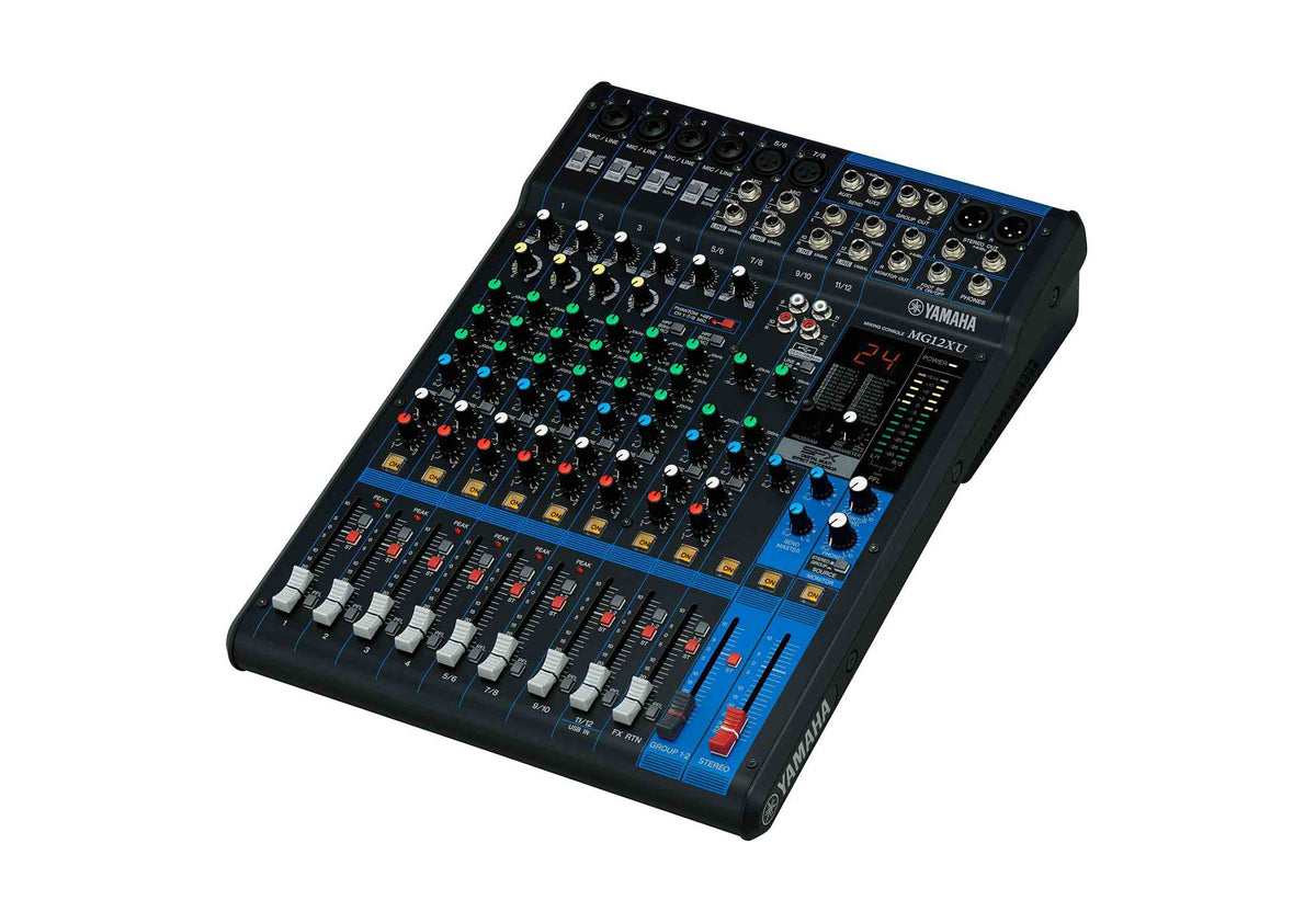 Yamaha MG12XU, 12-Channel Analog Mixer with USB Audio Interface