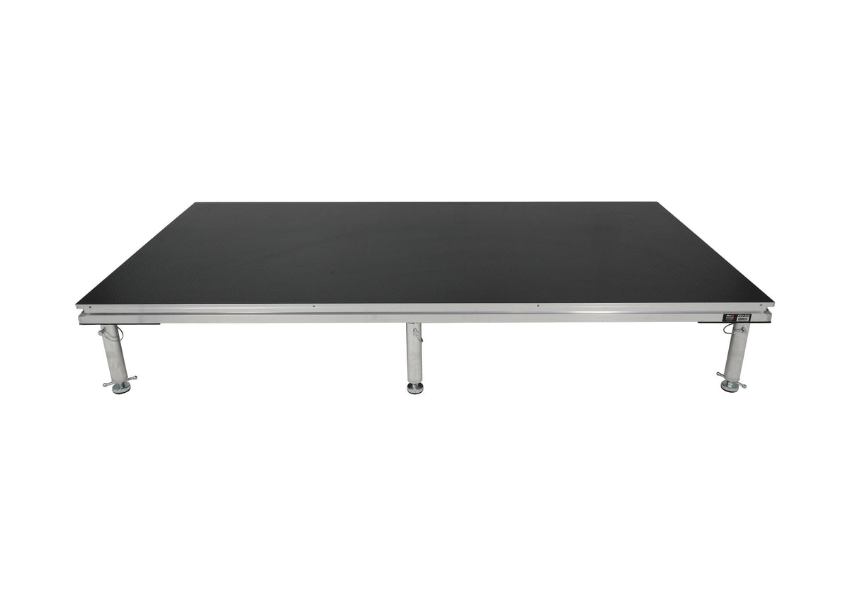 ProX XSU-4X8, 4' x 8' Portable Stage Deck with Adjustable 16" to 22" Telescoping Legs