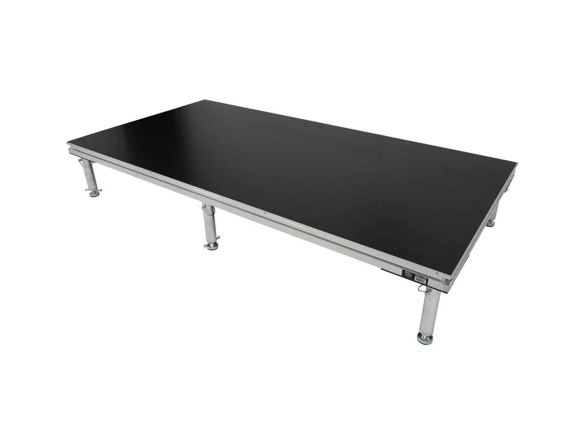 ProX XSU-4X8, 4' x 8' Portable Stage Deck with Adjustable 16" to 22" Telescoping Legs