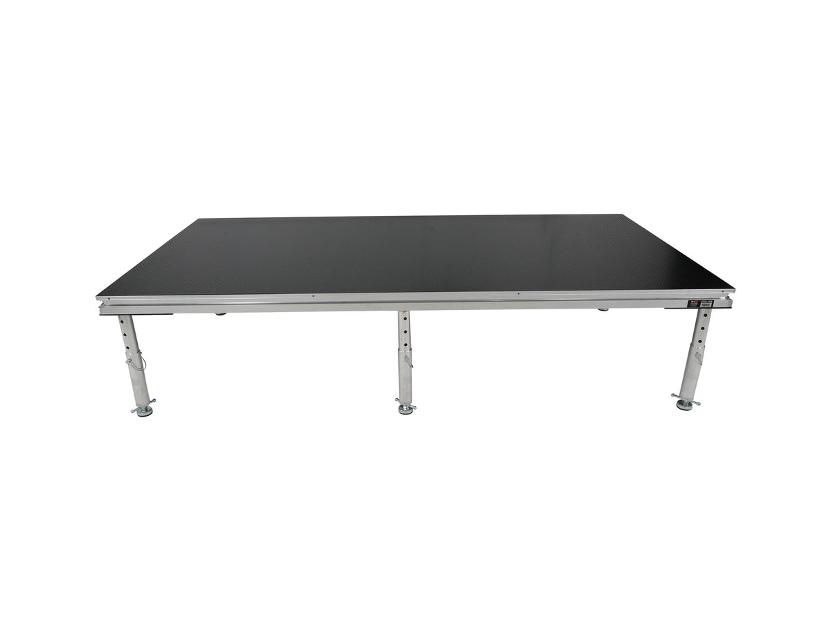 ProX XSU-4X8, 4' x 8' Portable Stage Deck with Adjustable 16" to 22" Telescoping Legs