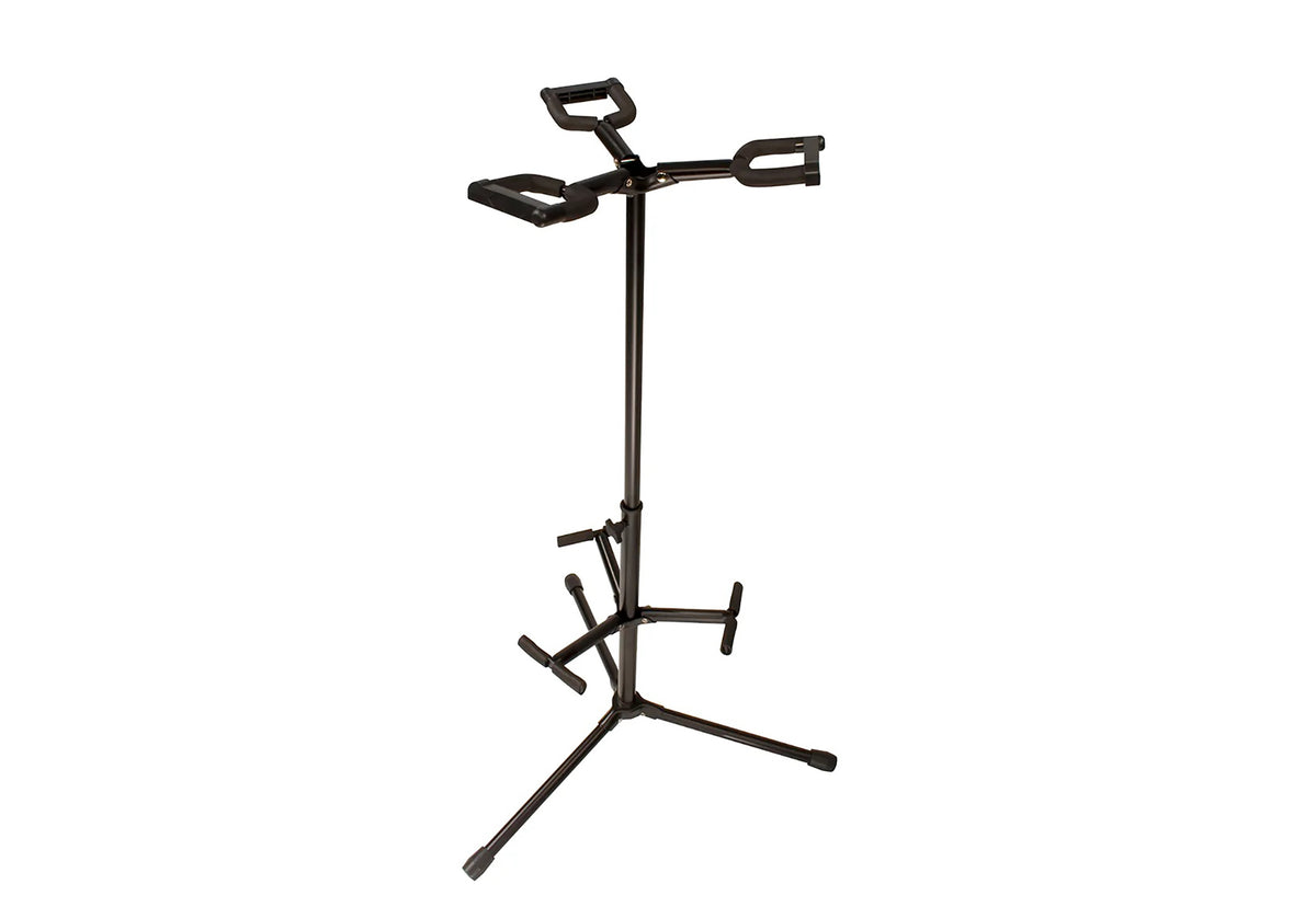 Ultimate Support JS-HG103 Three-Guitar Stand with Headstock Safety Gates