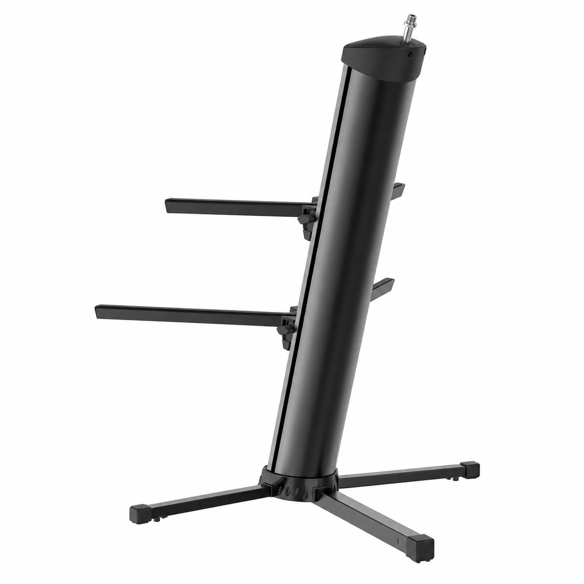 ProX X-KS300FORTE-BLK Dual-Tier Keyboard Stand Adjustable Width Arms and Folding Base