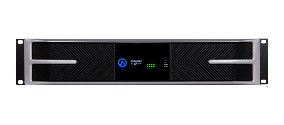 LEA Professional CS3004D-G, 4-Channel Dante Smart Amplifier 3000W per Channel
